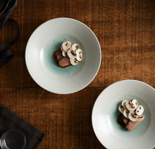 RECIPE/レシピ 鴨のローストとマッシュルーム、バルサミコソース添え