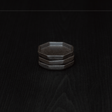 アニス 八角プレート 7cm(ブラック)