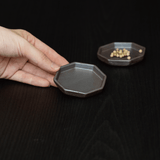 アニス 八角プレート 7cm(ブラウン)