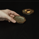 アニス 八角プレート 7cm(ゴールド)