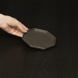 アニス 八角プレート 14cm(ブラック)