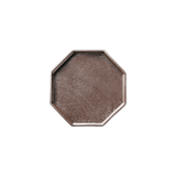 アニス 八角プレート 14cm(ブラウン)