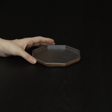 アニス 八角プレート 14cm(ブラウン)