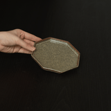 アニス 八角プレート 14cm(ゴールド)