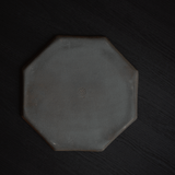 アニス 八角プレート 24cm(ブラック)