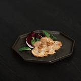 アニス 八角プレート 24cm(ブラック)