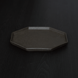 アニス 八角プレート 24cm(ブラック)
