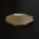 アニス 八角プレート 24cm(ゴールド)