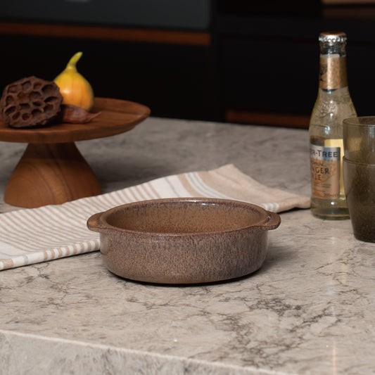 ELMO 両手キャセロール 15.5cm(マロンブラウン)