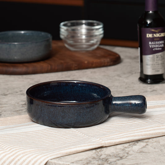 ELMO 片手キャセロール 15.5cm(ネイビーブルー)