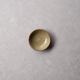 【NEW】木景(kokage)ラウンドディッシュ 9cm(黄貫入)