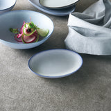 薫雲 オーバルプレート 17cm(ブルー)