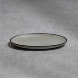 薫雲 オーバルプレート 25cm(ブラウン)