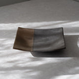 奏(sou) スクエアプレート21cm(ゴールド/ブラック)