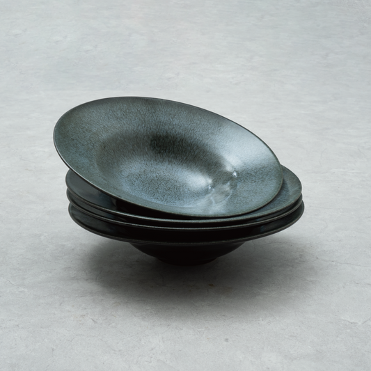 宙(sora) ワイドリムクーププレート21cm(グレー)