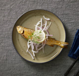 CARACTERE プレート 21cm(ダークグリーン)