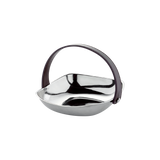 ステンレスバスケット レザーハンドル 18cm