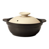 KARL(カール)IH軽量土鍋8号 (ベージュ/ブラウン)