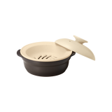 KARL(カール)IH軽量土鍋6.5号【蒸し皿付】ベージュ