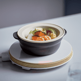 KARL(カール)蒸し皿 (IH軽量土鍋6.5号用 ベージュ)