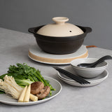 KARL(カール)IH軽量土鍋8号 (ベージュ/ブラウン)