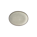 薫雲 オーバルプレート 17cm(ブラウン)