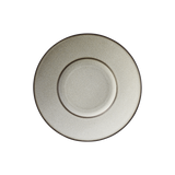 薫雲 ワイドリムプレート 20cm(ブラウン)