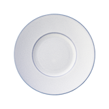 薫雲 ワイドリムプレート 24cm(ブルー)