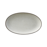 薫雲 オーバルプレート 25cm(ブラウン)