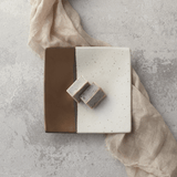 奏(sou) スクエアプレート21cm(ゴールド/ホワイト)