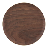 ナチュラルプライウッド ラウンドトレーS(ウォールナット)【在庫終了】