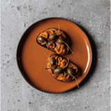 CARACTERE プレート 21cm(オレンジ)