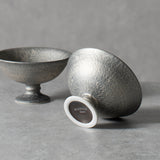 崇雪(shusetsu) 高台鉢(シルバー)