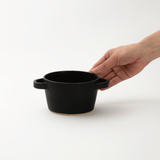 マッテ 両手キャセロール16cm(ブラック)