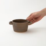 マッテ 両手キャセロール16cm(モカ)