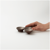 崇雪(shusetsu) 三連豆皿(ゴールド)