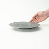 崇雪(shusetsu) ラウンドプレート 20cm(シルバー)