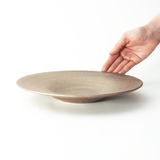 崇雪(shusetsu) ラウンドプレート 26cm(ゴールド)