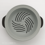 KARL(カール)蒸し皿 (IH軽量土鍋9号用 グレー)