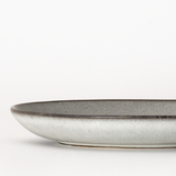 薫雲 オーバルプレート 17cm(ブラウン)