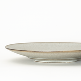 薫雲 ワイドリムプレート 20cm(ブラウン)