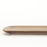 崇雪(shusetsu) 正角皿 21.5cm(ゴールド)