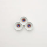 環(tamaki) 三連豆皿(レッド)