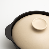 KARL(カール)IH軽量土鍋9号 (ベージュ/ブラウン)