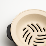 KARL(カール)IH軽量土鍋6.5号【蒸し皿付】ベージュ