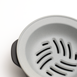 KARL(カール)蒸し皿(IH軽量土鍋6.5号用 グレー)