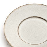 薫雲 ワイドリムプレート 20cm(ブラウン)