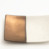 奏(sou) 長角皿21cm(ゴールド/ホワイト)