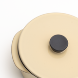 CARACTERE フタ ラウンドキャセロール14cm用(アイボリー)