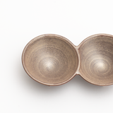 崇雪(shusetsu) 二連豆皿(ゴールド)